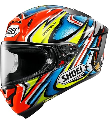 Amazon.com: Shoei X-Fifteen Marquez Holi Full Face Motorcycle